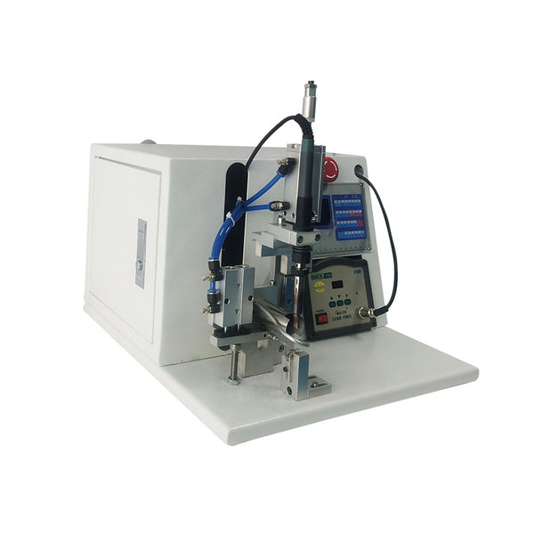 Semi-automatic soldering machine USB data cable thermistor aviation wire welding spot welder LED panel light soldering