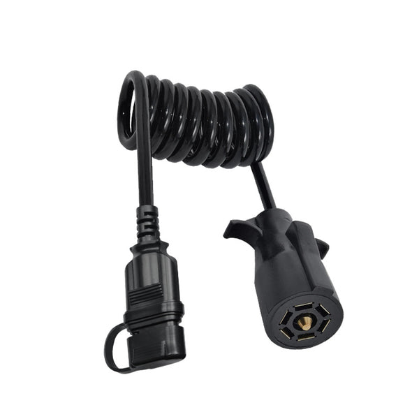 7 to 5 Spring Cord Connection Adapter TPU Spiral Power Cord