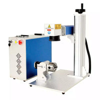 Fiber optic small split laser marking machine portable laser engraving machine 20 watts 50 watts laser marking