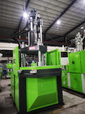 200T Rotary table vertical injection molding machine with two servo motor