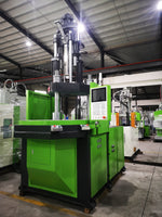 200T Rotary table vertical injection molding machine with two servo motor