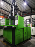 200T Rotary table vertical injection molding machine with two servo motor