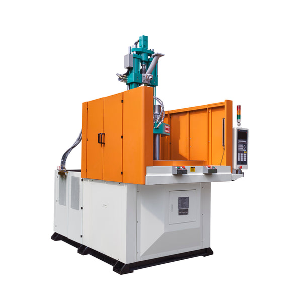 2 to 3 Stations Single color vertical injection molding machine with one color 120Ton