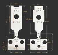 Steel knife mold for wire crimping machine